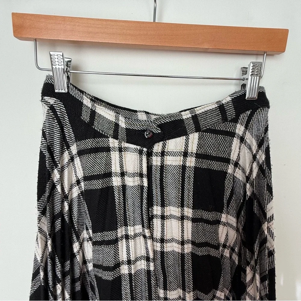vintage plaid maxi skirt - Picture 4 of 5